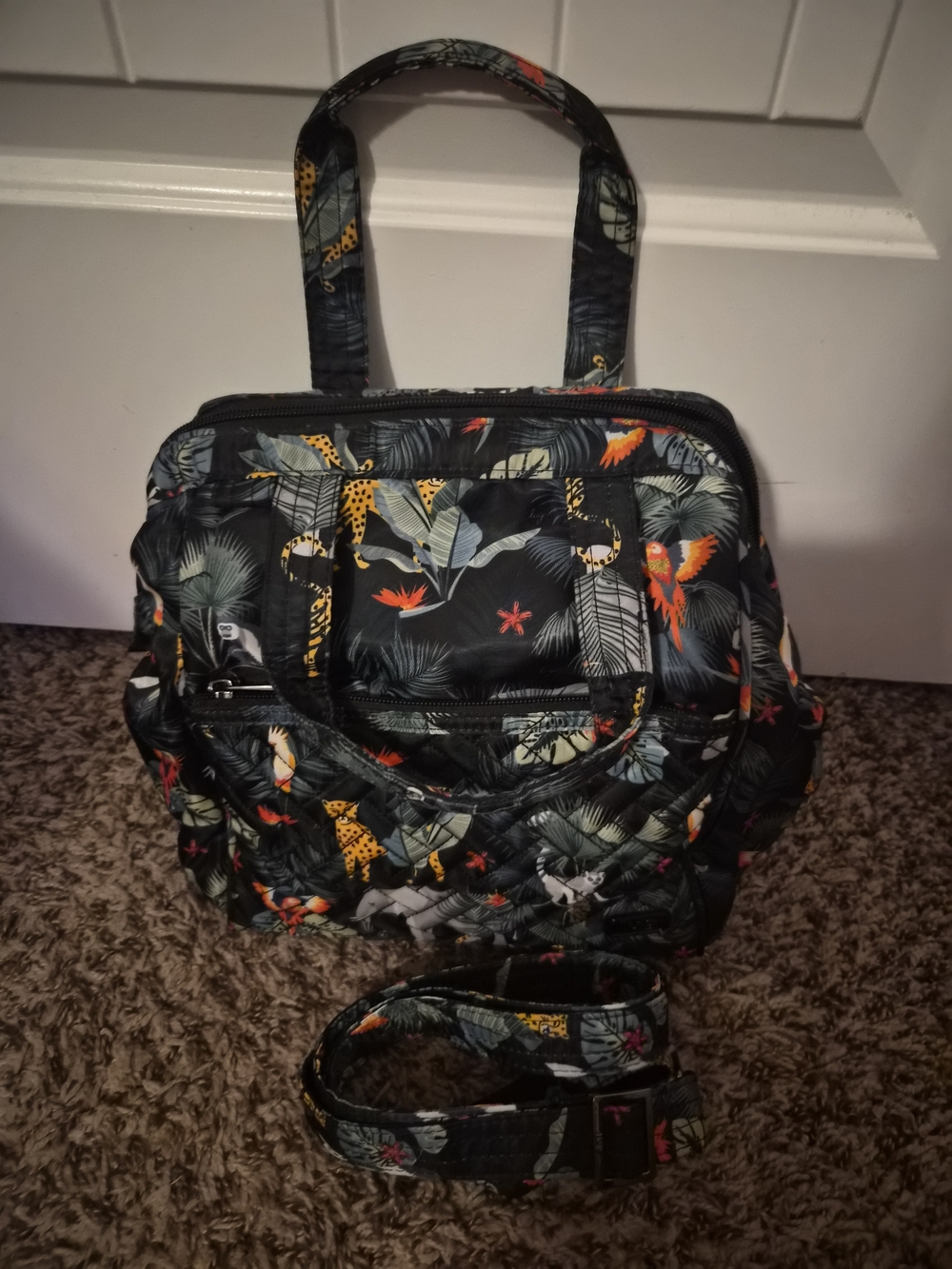Lug Wildlife Black Lunchbox